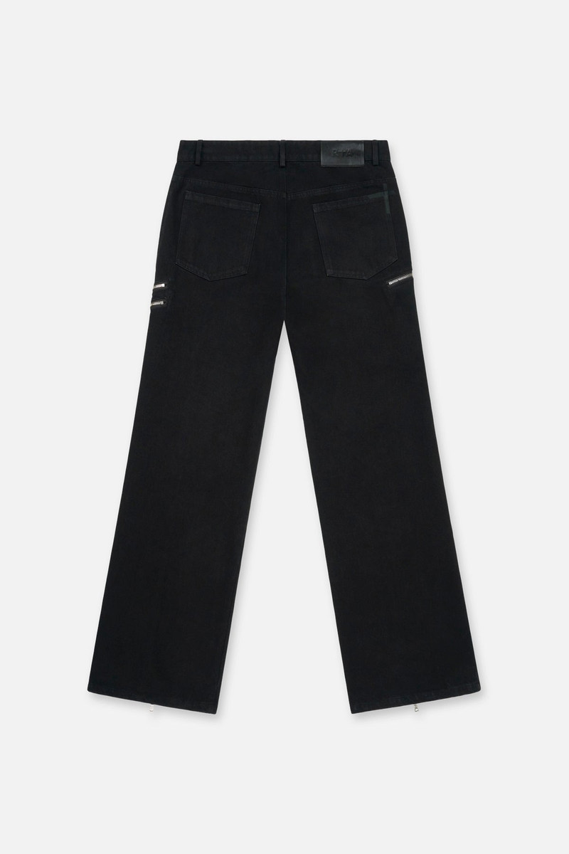 RTA X DDG RIO JEAN | BLACK ZIPPERS 2