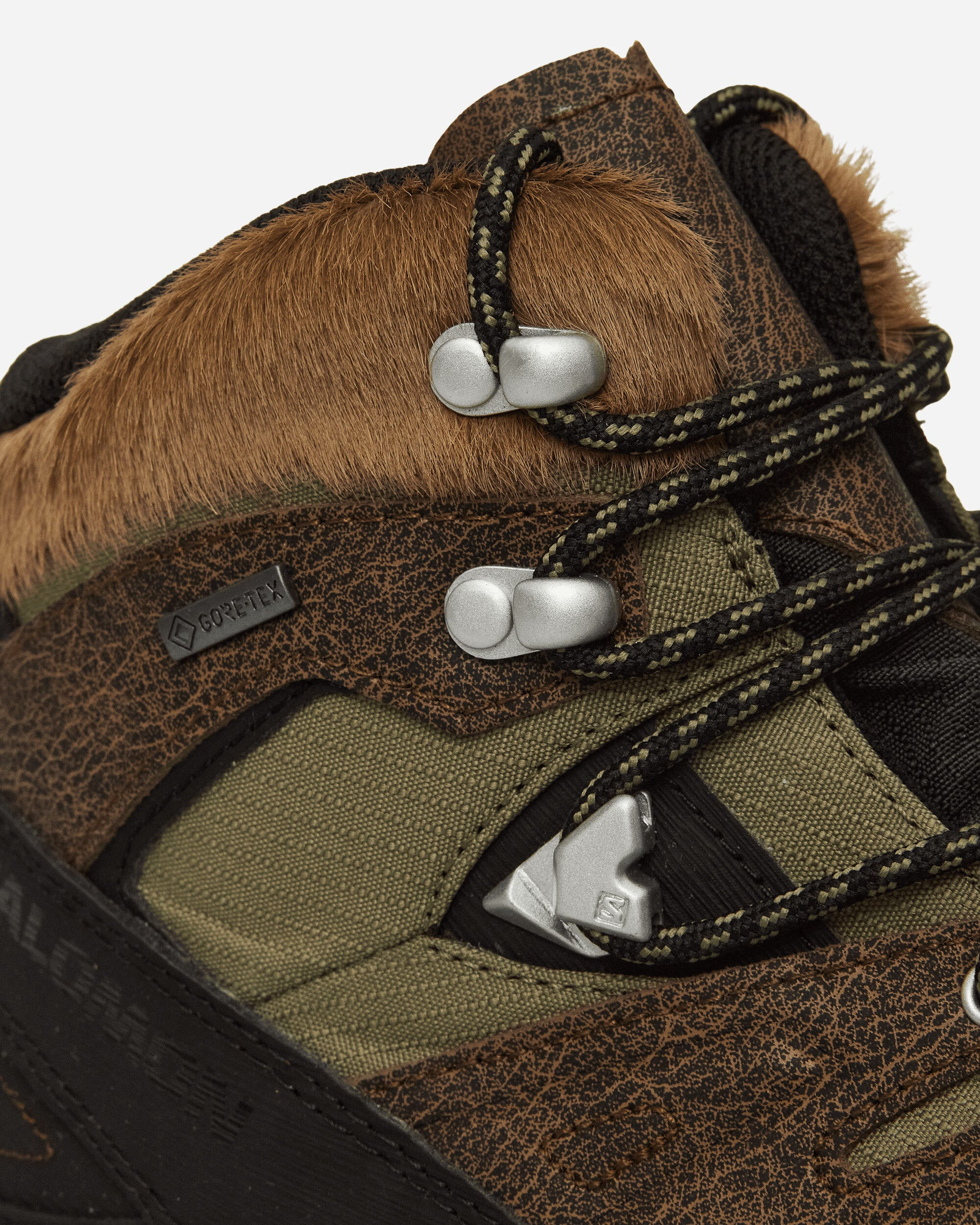 X-ALP Mid GORE-TEX Distressed Leather Boots Dark Earth / Black / Deep Lichen Green - 6