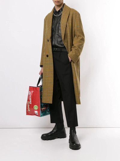 Wooyoungmi shawl lapel coat outlook