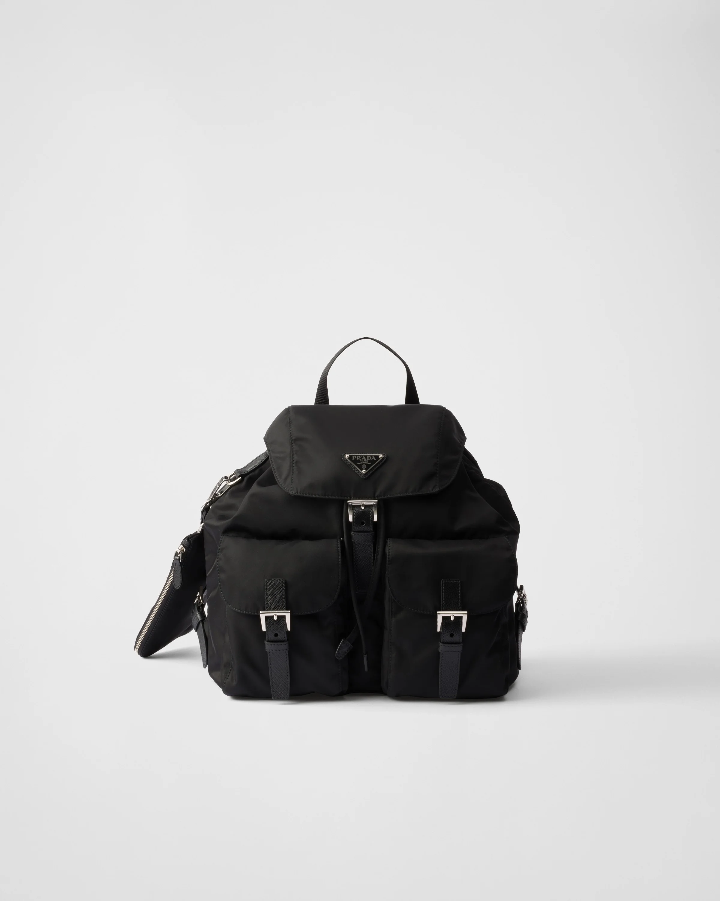 Re-Nylon medium backpack with pouch - 1