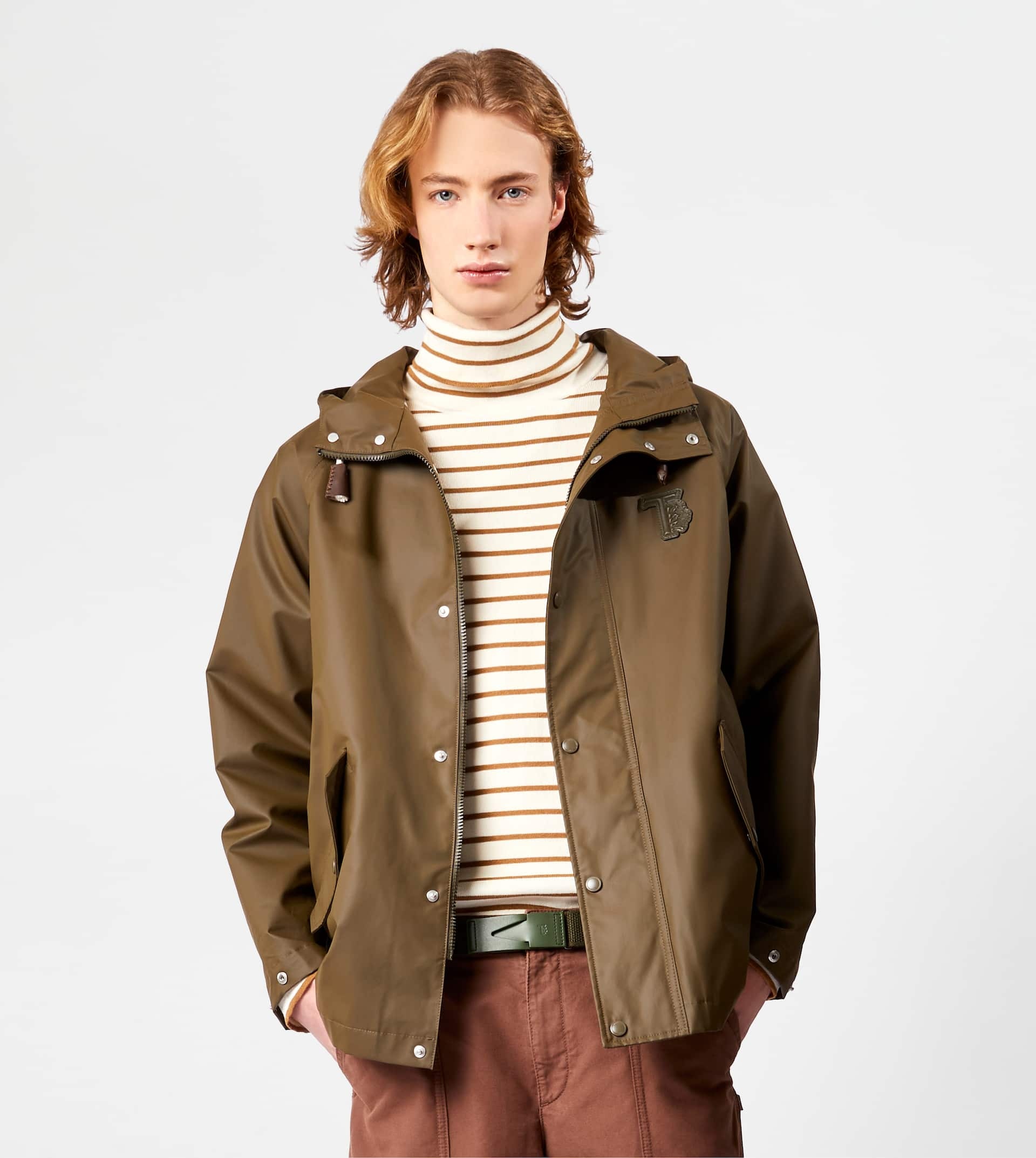 RUBBERIZED PARKA - GREEN - 7