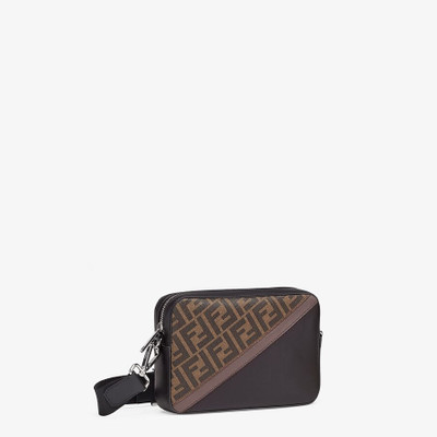 FENDI Brown fabric bag outlook