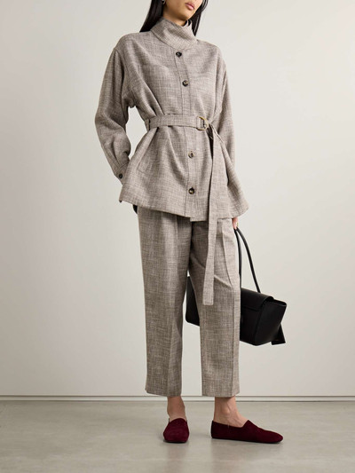 Loro Piana Belted wool-blend jacket outlook