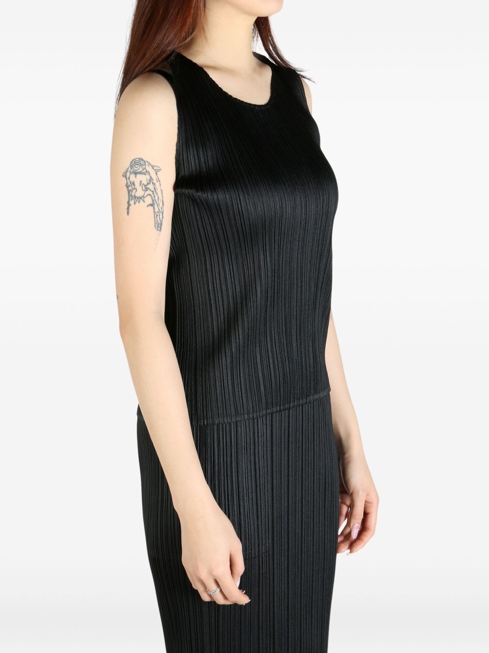 pleated tank top - 4