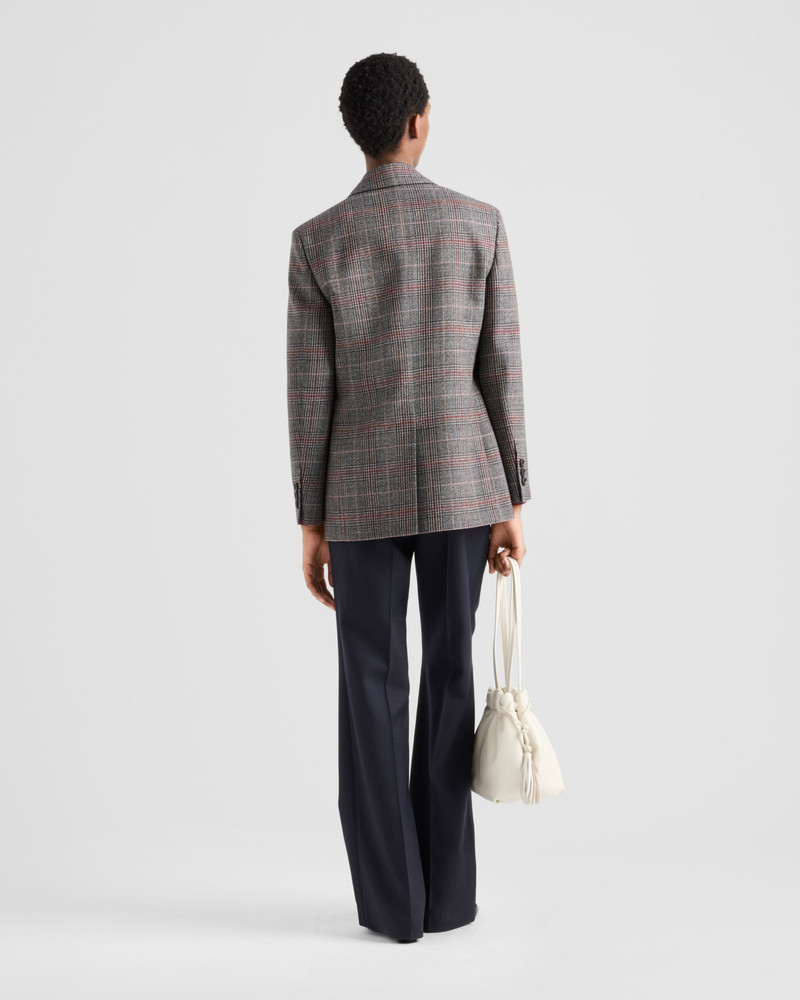 Single-breasted Prince of Wales checked jacket 5