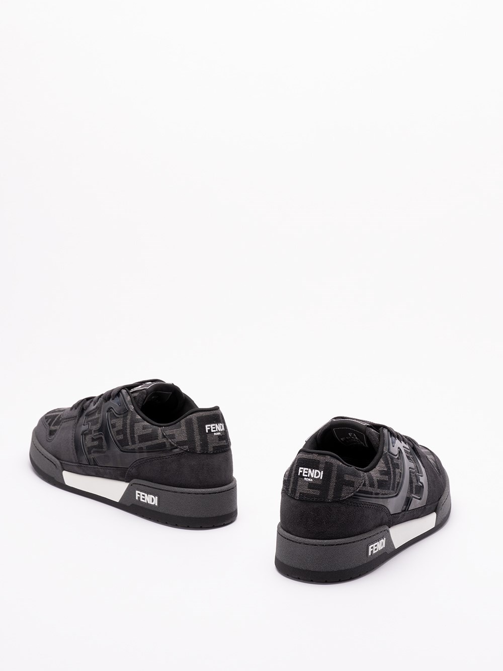 【関税＆送料込み】Fendi Match Cros Shoes Fendi Match Leather Sneakers | Saks Fifth Avenue
