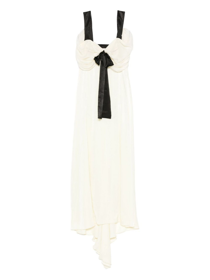 Élodie bow-detail asymmetrical dress 1