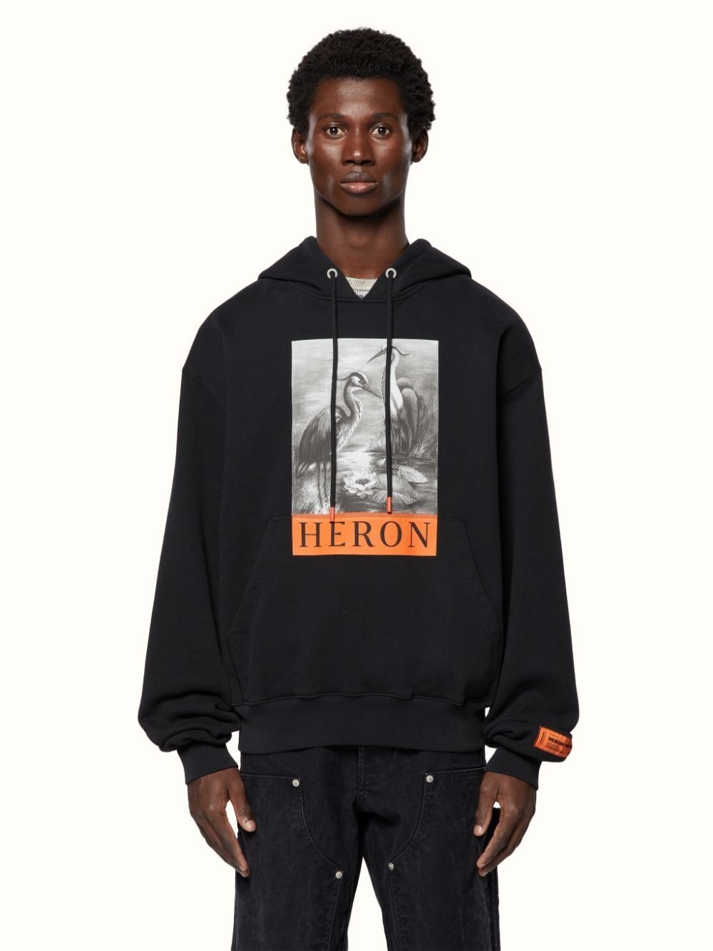 graphic-print pullover hoodie - 3