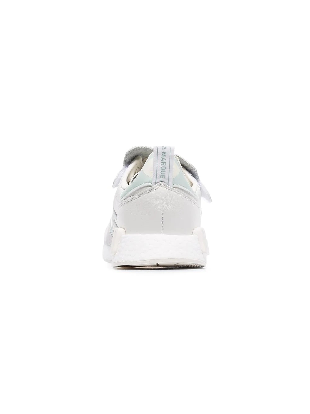 white micropacer x R1 leather sneakers - 5