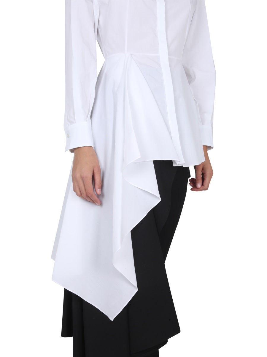 Alexander Mcqueen Women Asymmetric Shirt - 4