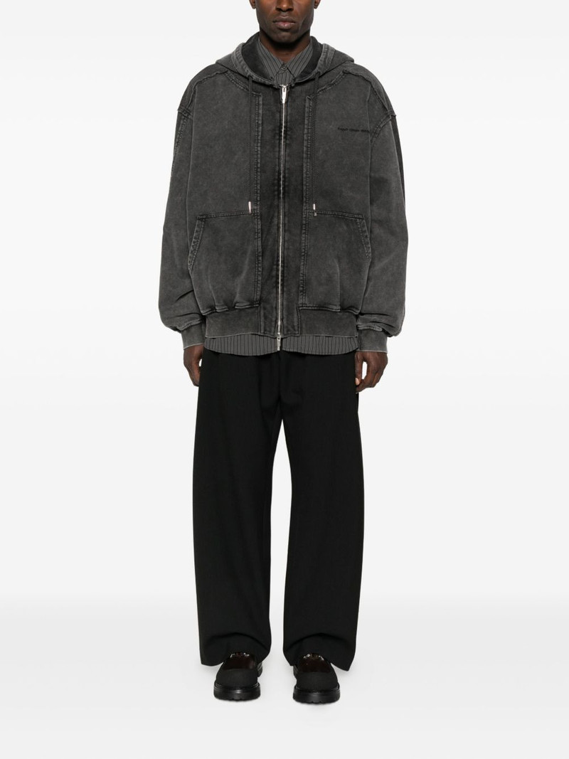 FENG CHEN WANG hooded zip-up jacket outlook