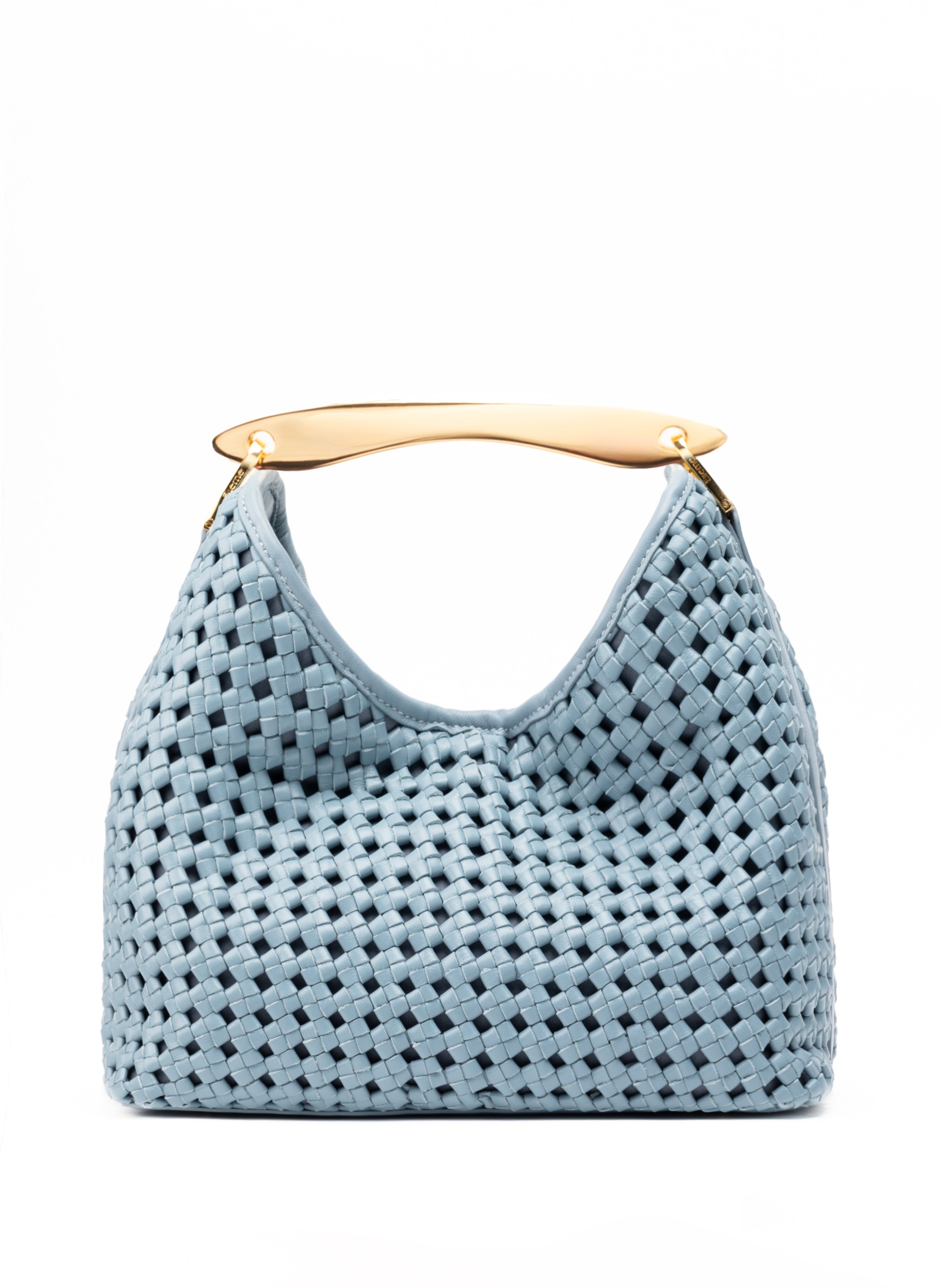 Boomerang Woven Leather Artic Blue - 1