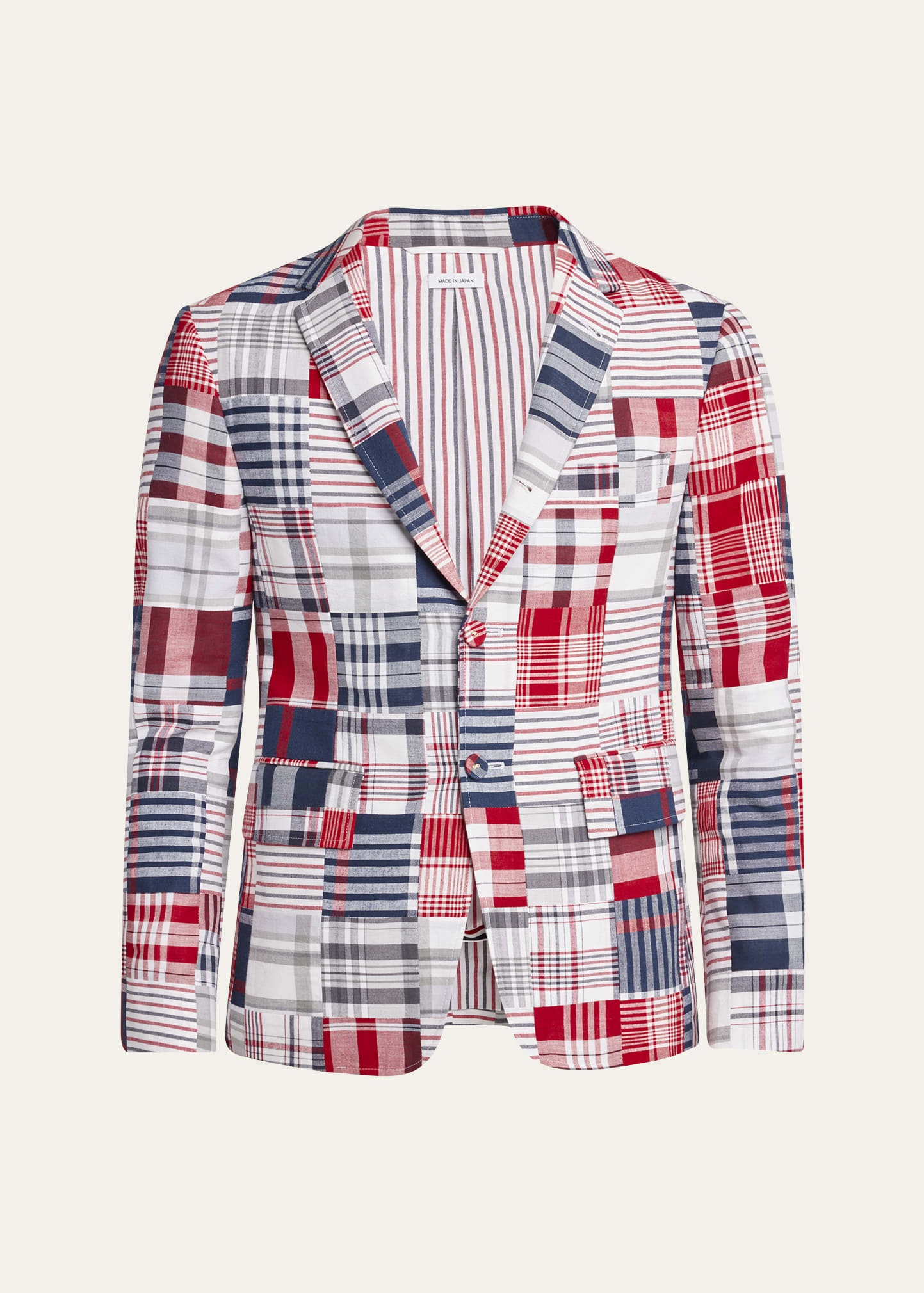 Men's Patchwork Sport Coat - 1