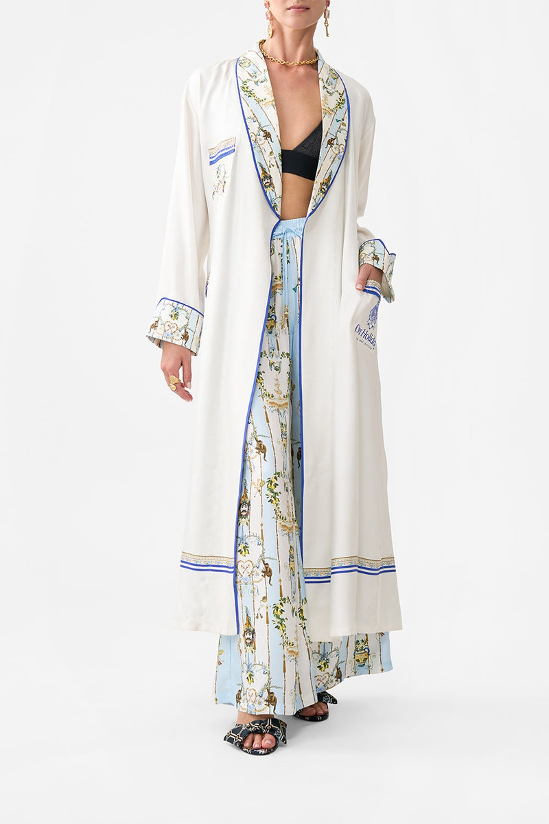 CAMILLA LONG ROBE WITH TIE outlook