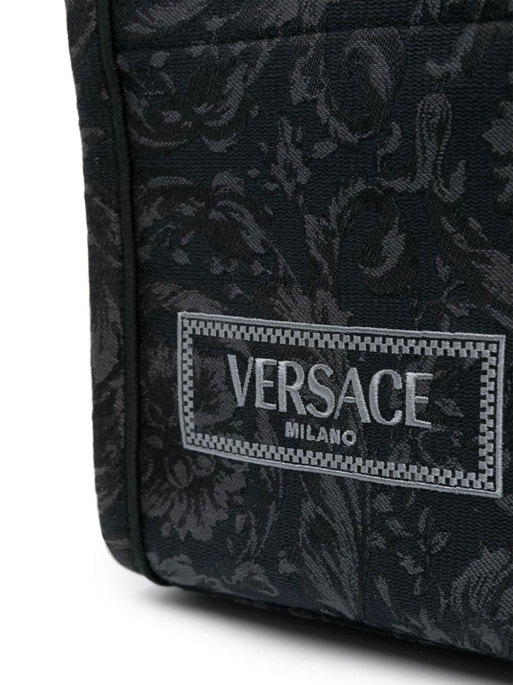 mini logo-embroidered jacquard tote bag - 4
