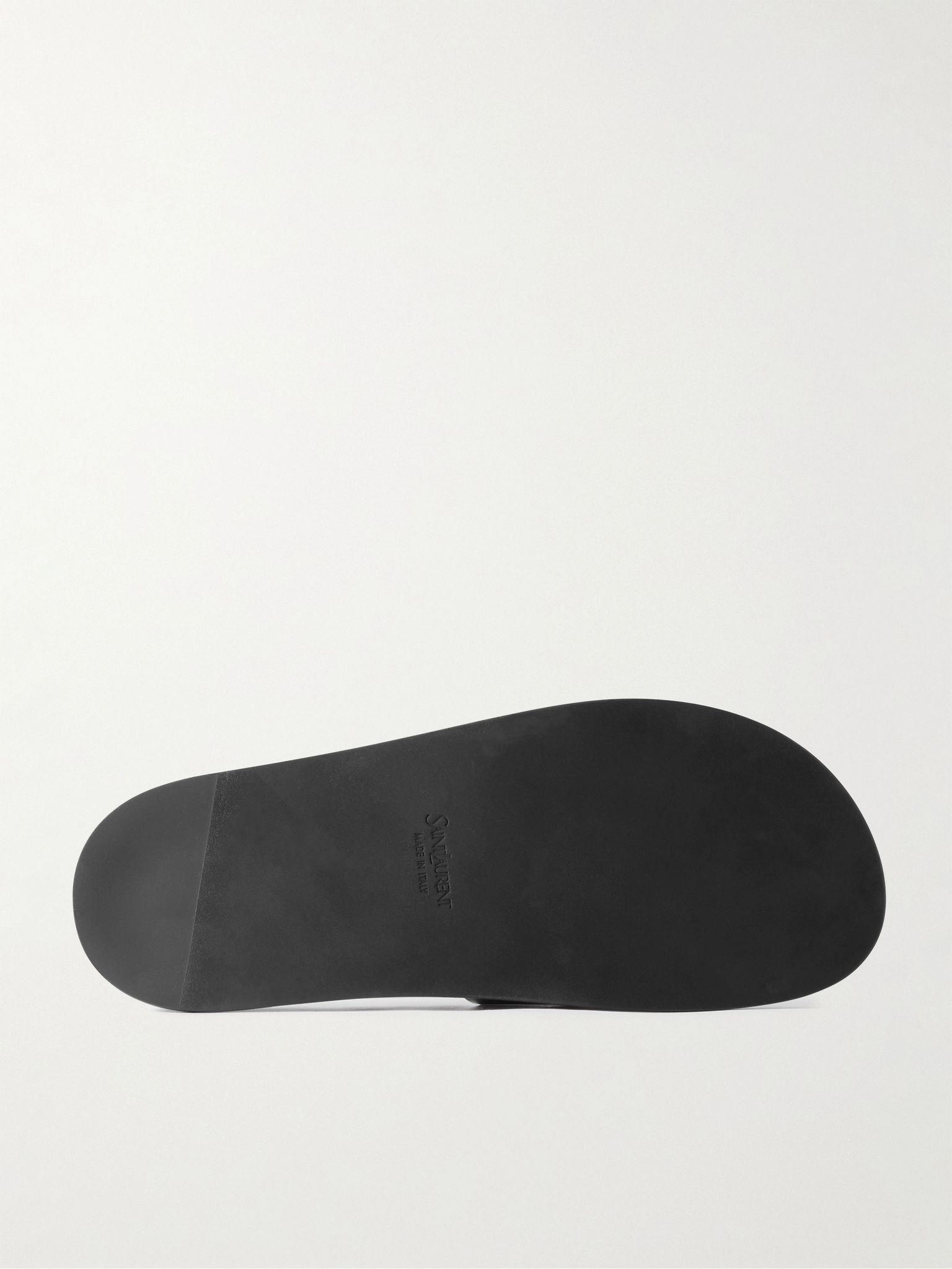 Nichols Leather Slides Black - 3