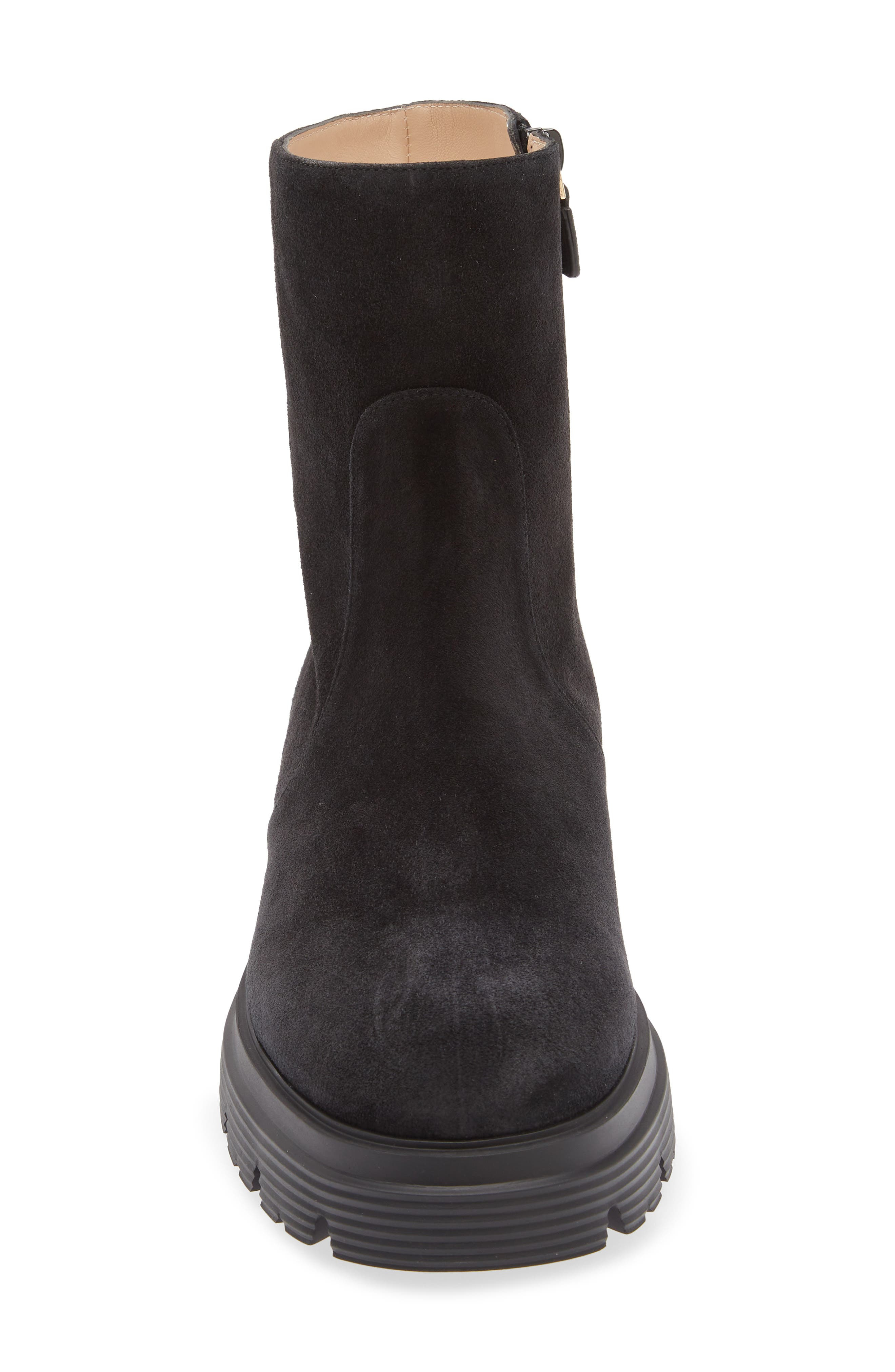 Stuart Weitzman Hudson Lite Zip Bootie in Black at Nordstrom - 4