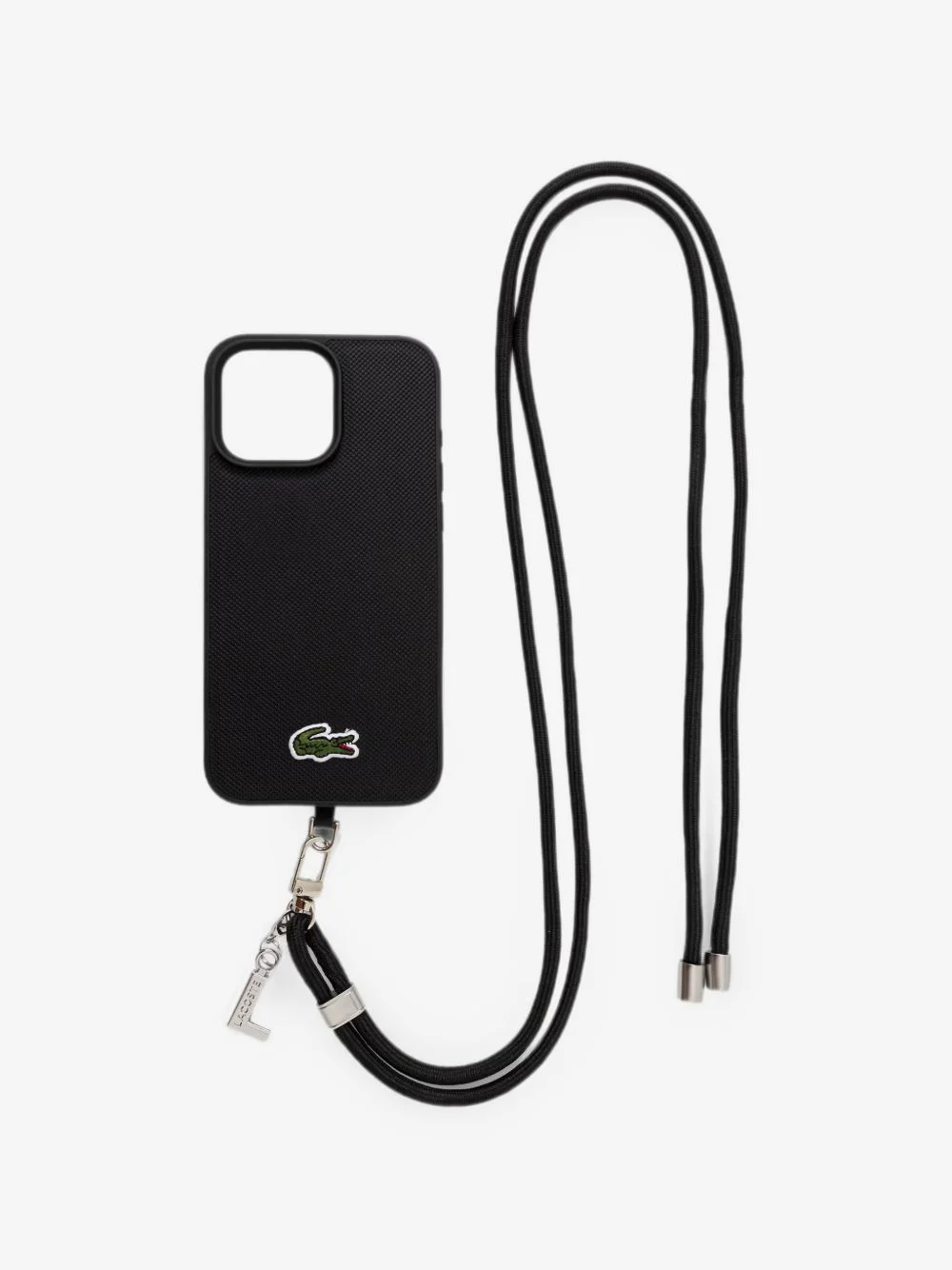 logo-patch lanyard iPhone 16 case - 1
