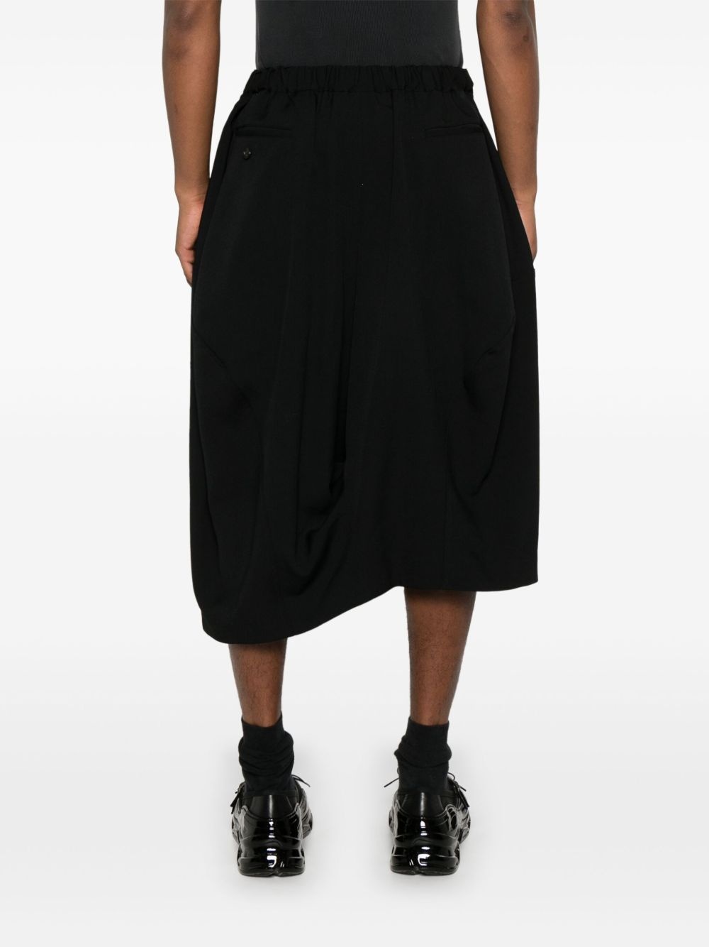 twill-weave shorts - 4