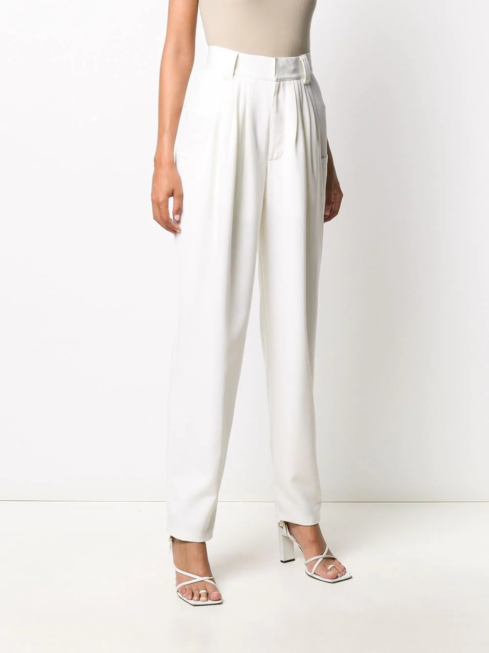 high waist tapered trousers - 3