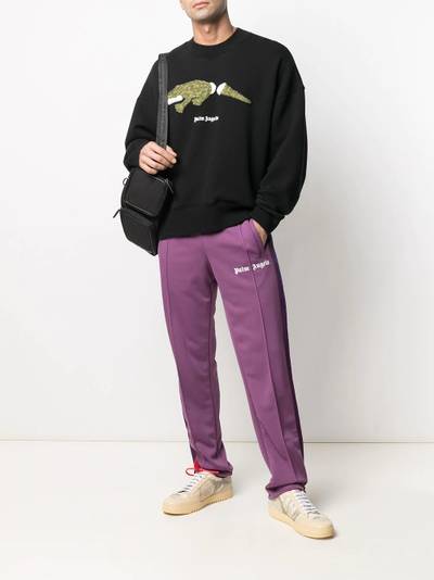 Palm Angels Croco crewneck sweatshirt outlook