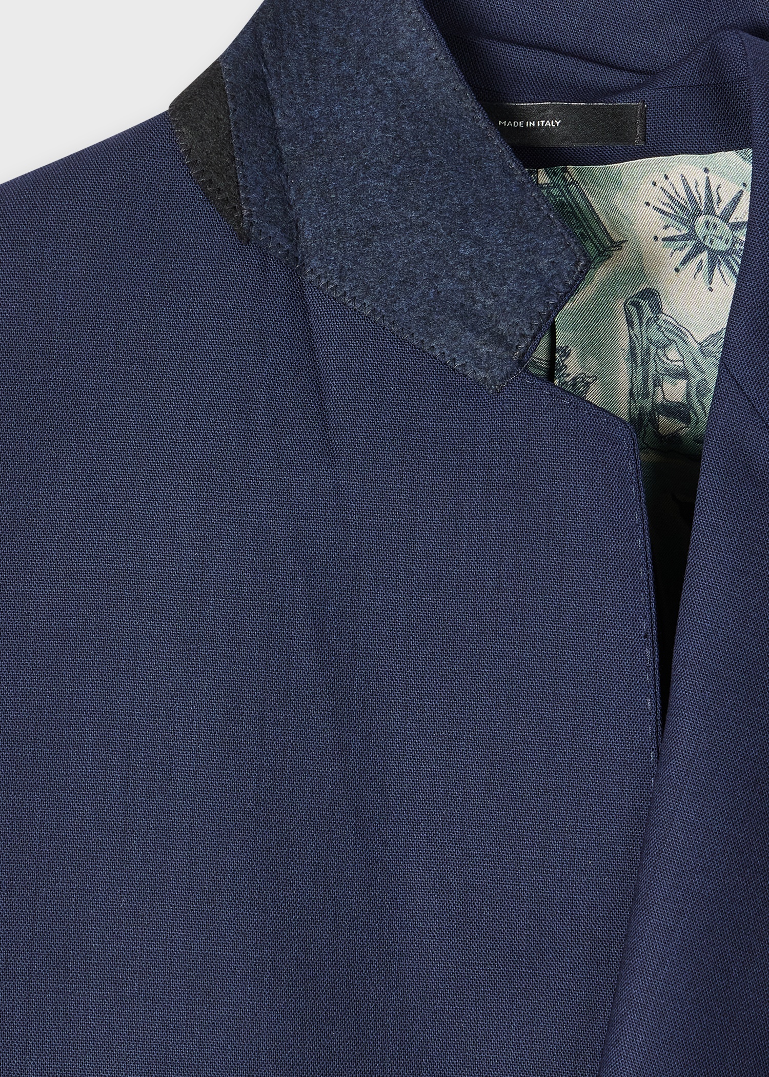 Navy 'Travel Pro' Wool Blazer - 2