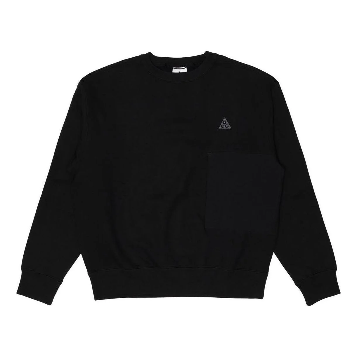 나이키 Acg 캐주얼 스포츠 양털 둥근 목 Pullover 긴 소매 검정 CV0683-010 - 1