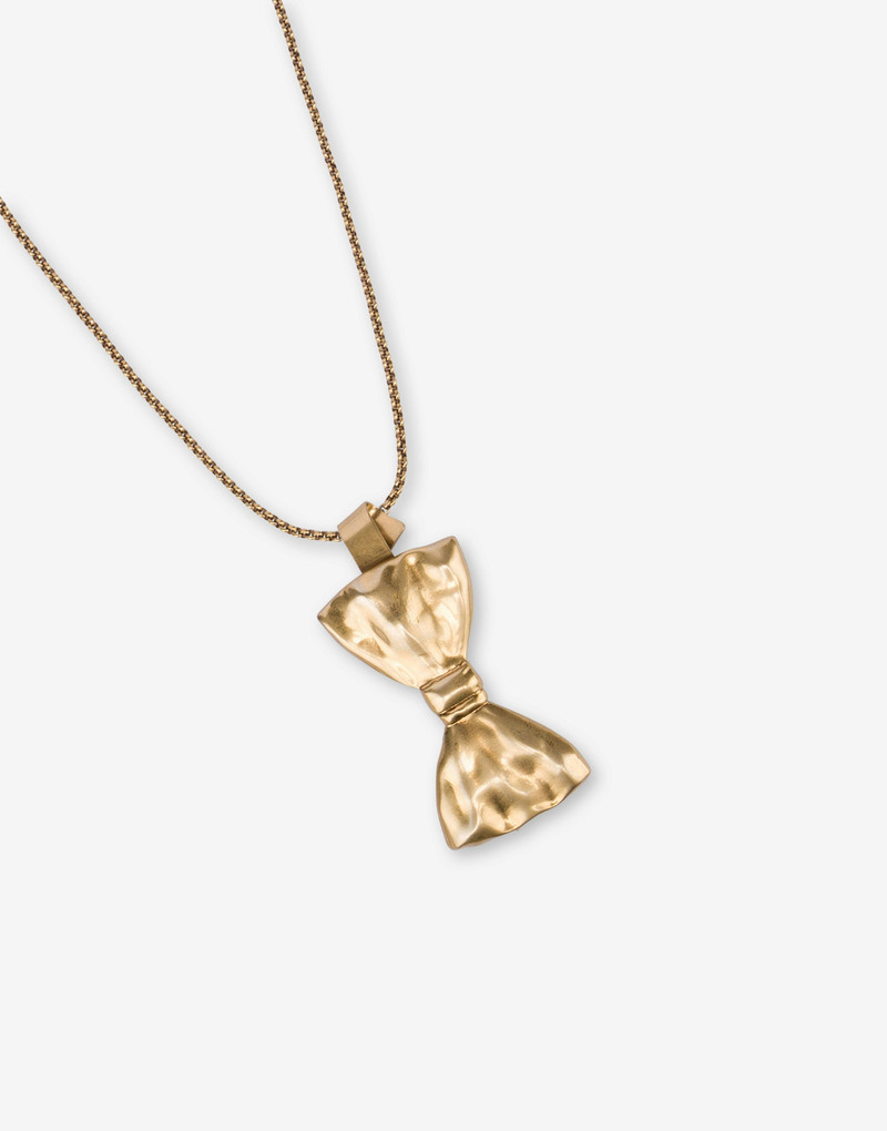 Moschino BOW PENDANT NECKLACE outlook