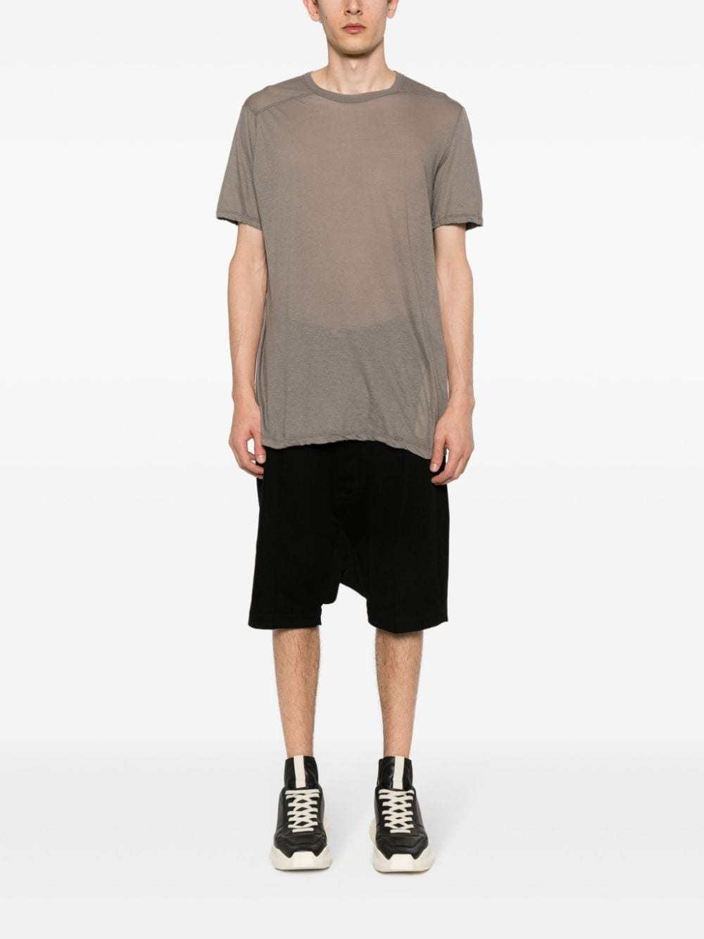 Level cotton semi-sheer T-shirt - 2