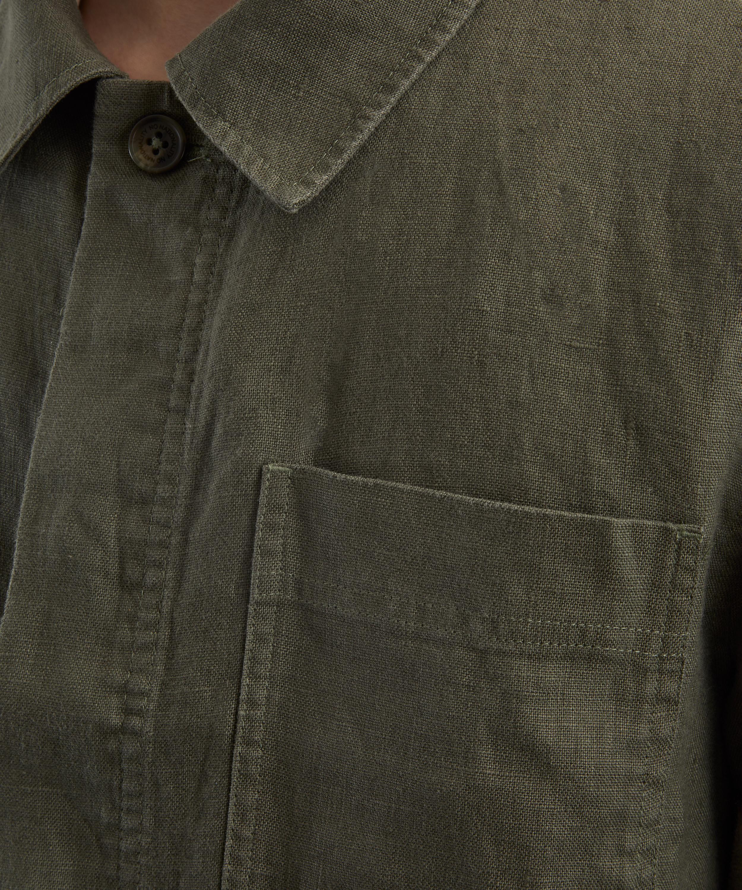 Olav Linen Workwear Overshirt - 5