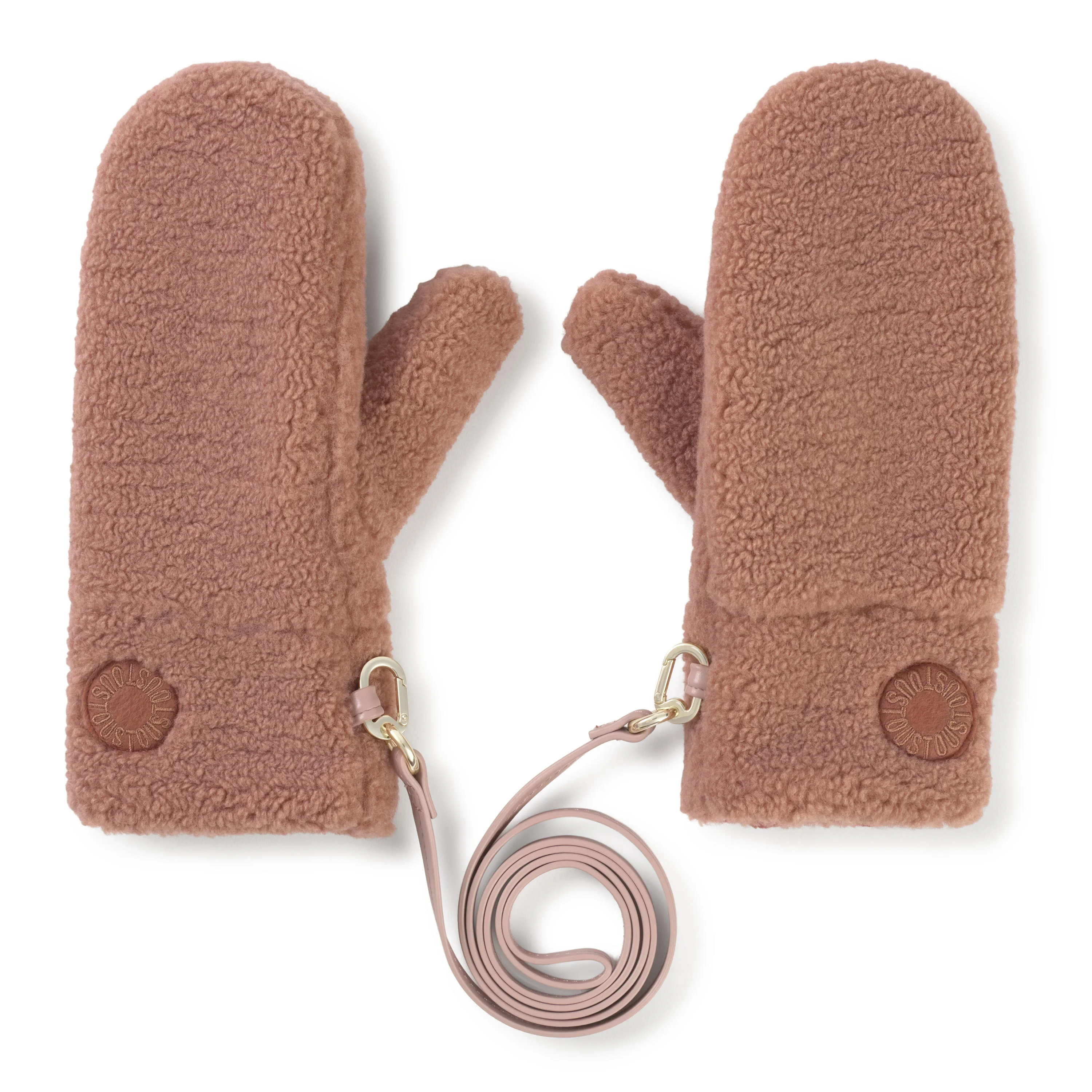 Dark pink Mittens TOUS Faux - 1