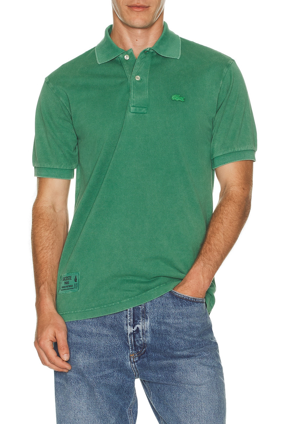 Classic Fit Washed Effect Polo Shirt - 2