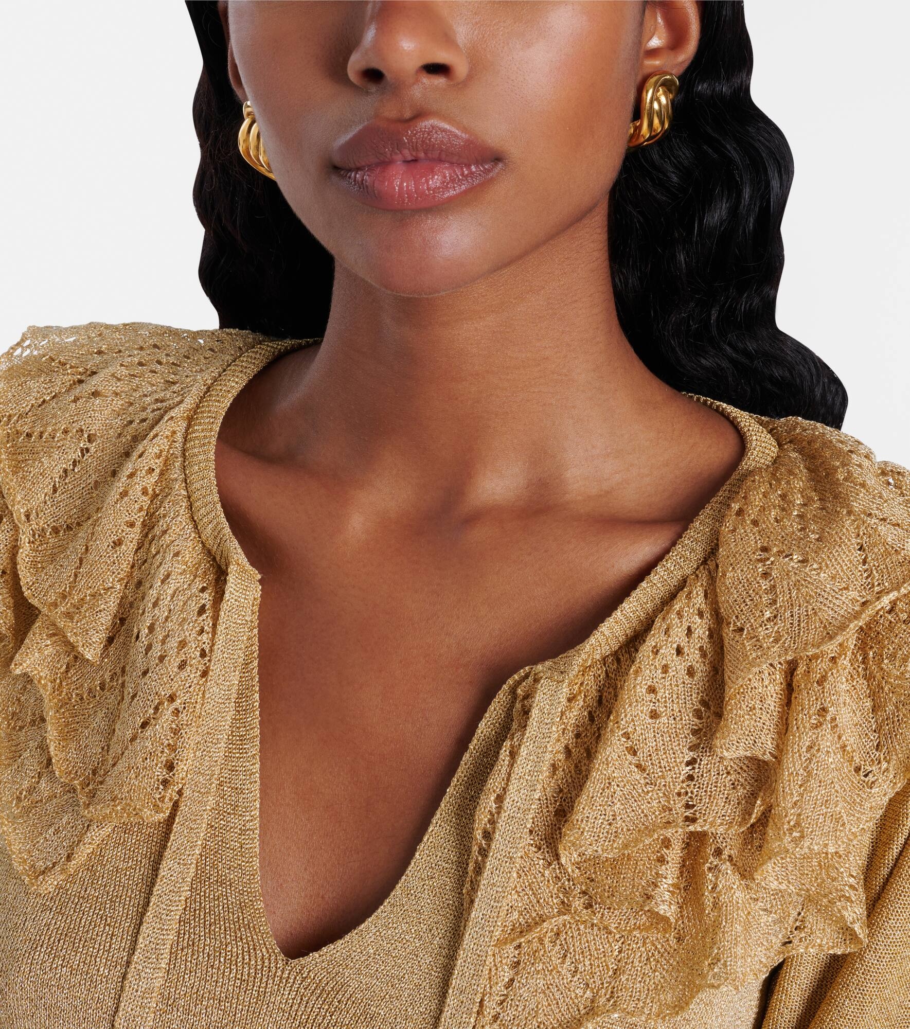 Ellis gold-plated earrings - 3