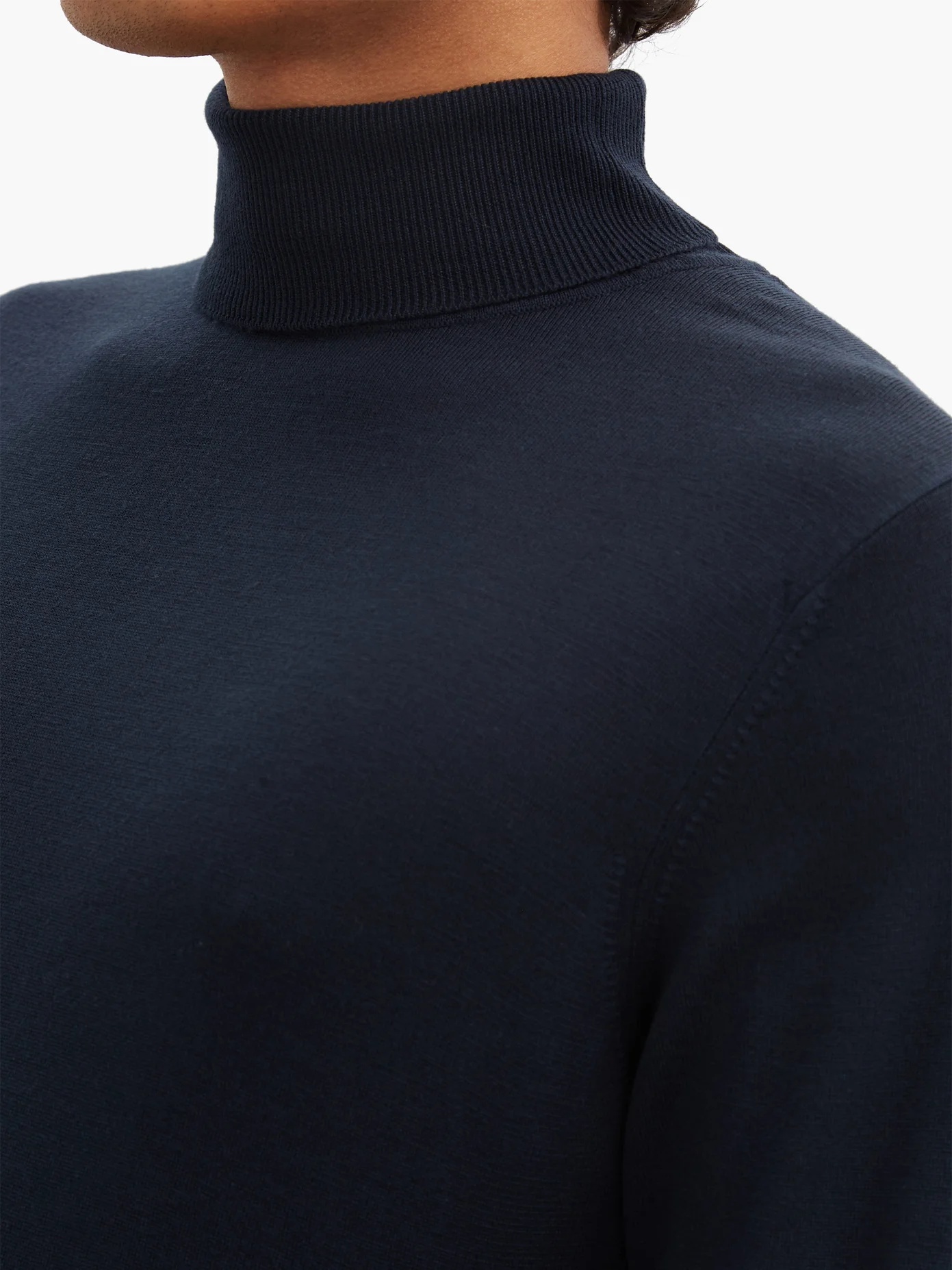 Roll-neck merino-wool sweater - 3