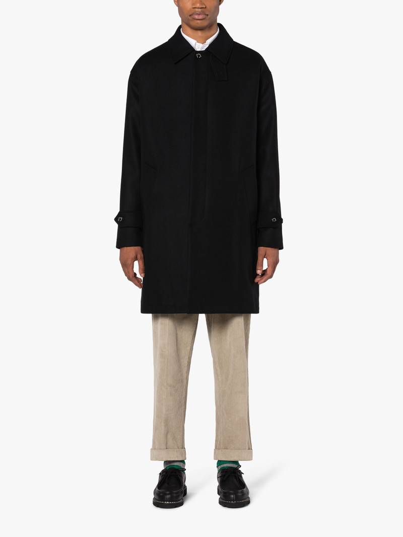 SOHO BLACK WOOL OVERCOAT 3