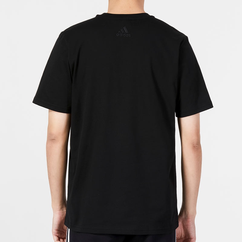 adidas Essentials Single Jersey Big Logo T-shirt 'Black' IC9347 - 4