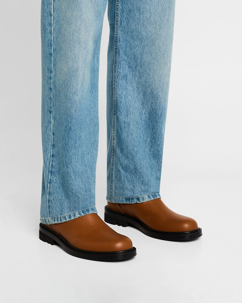 Dries Van Noten Men's QU110 Leather Chelsea Boots outlook