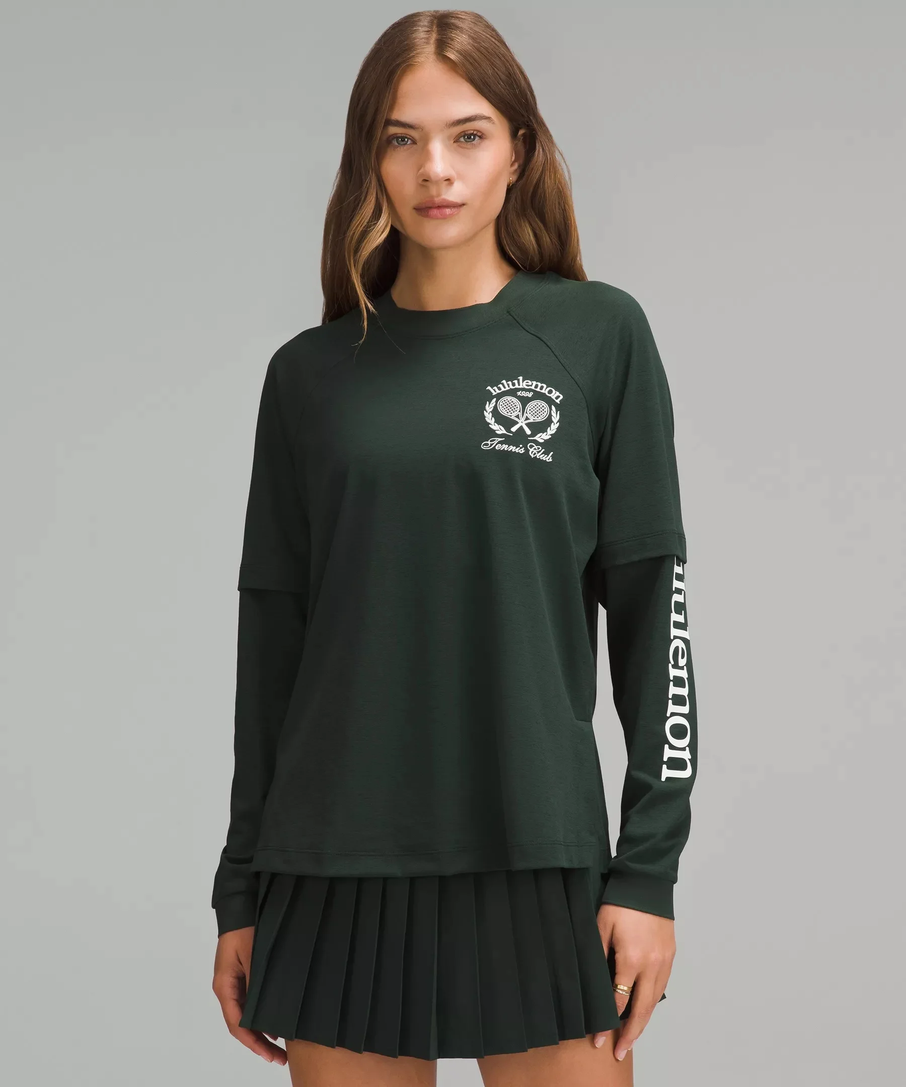 Layered Long-Sleeve T-Shirt *Tennis Club - 1