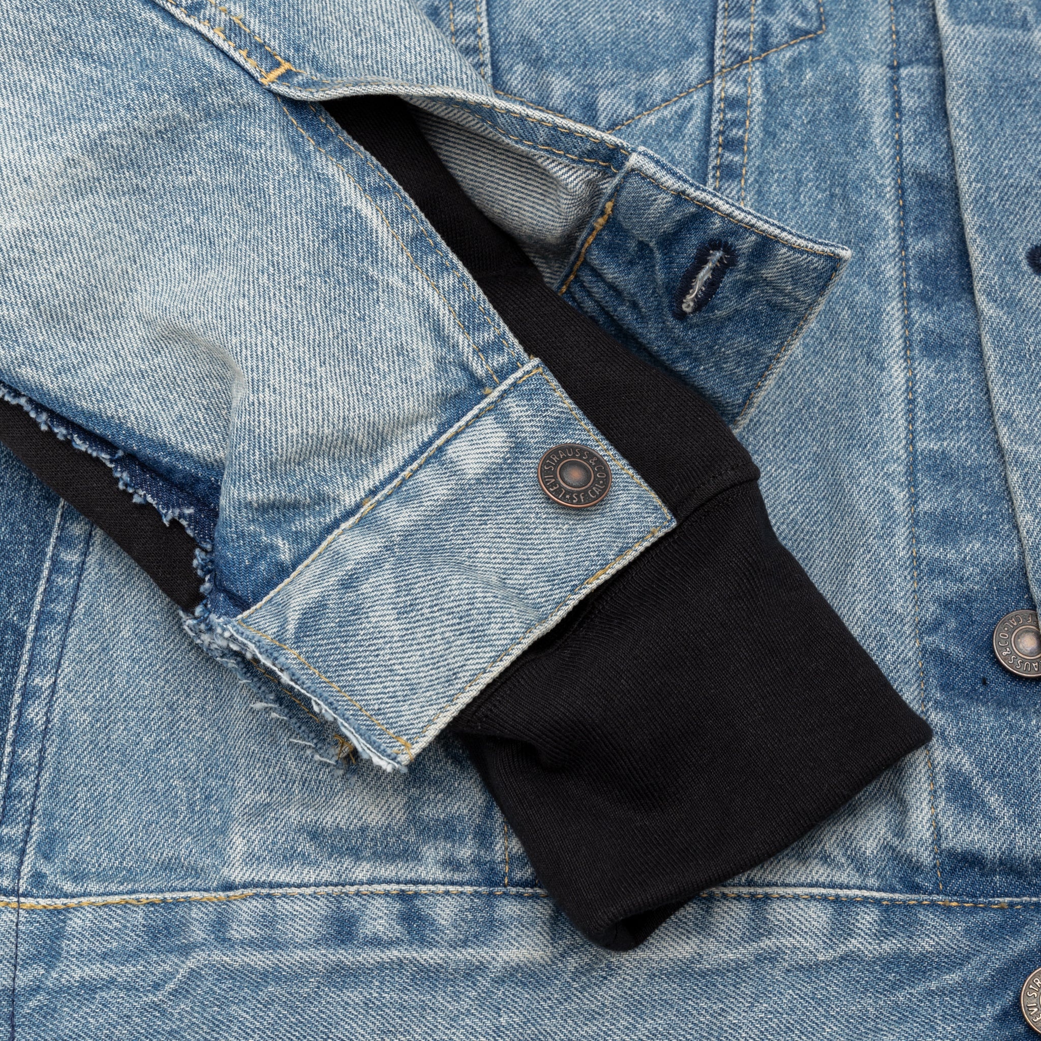 X LEVI'S WITH CARDIGAN DENIM JACKET - 5