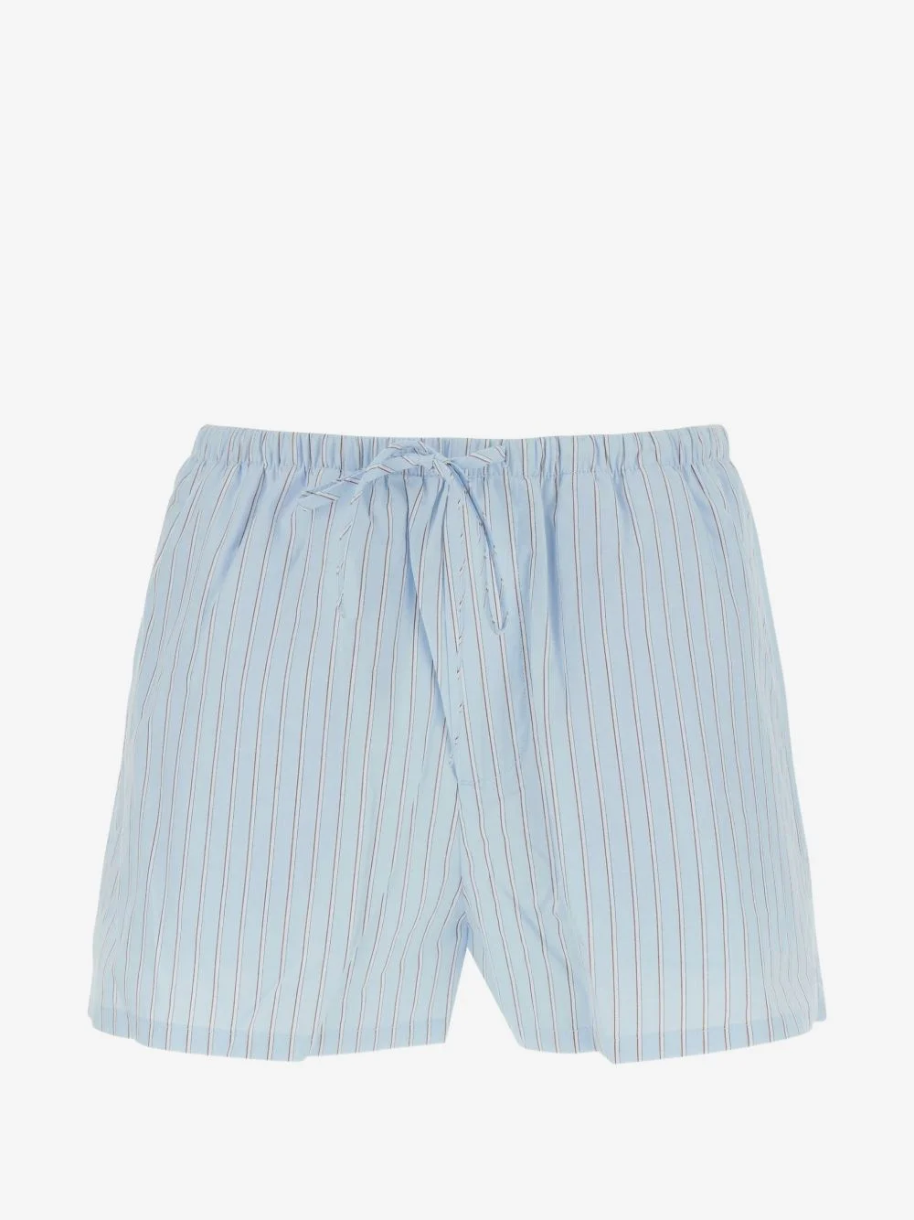 striped drawstring shorts - 1