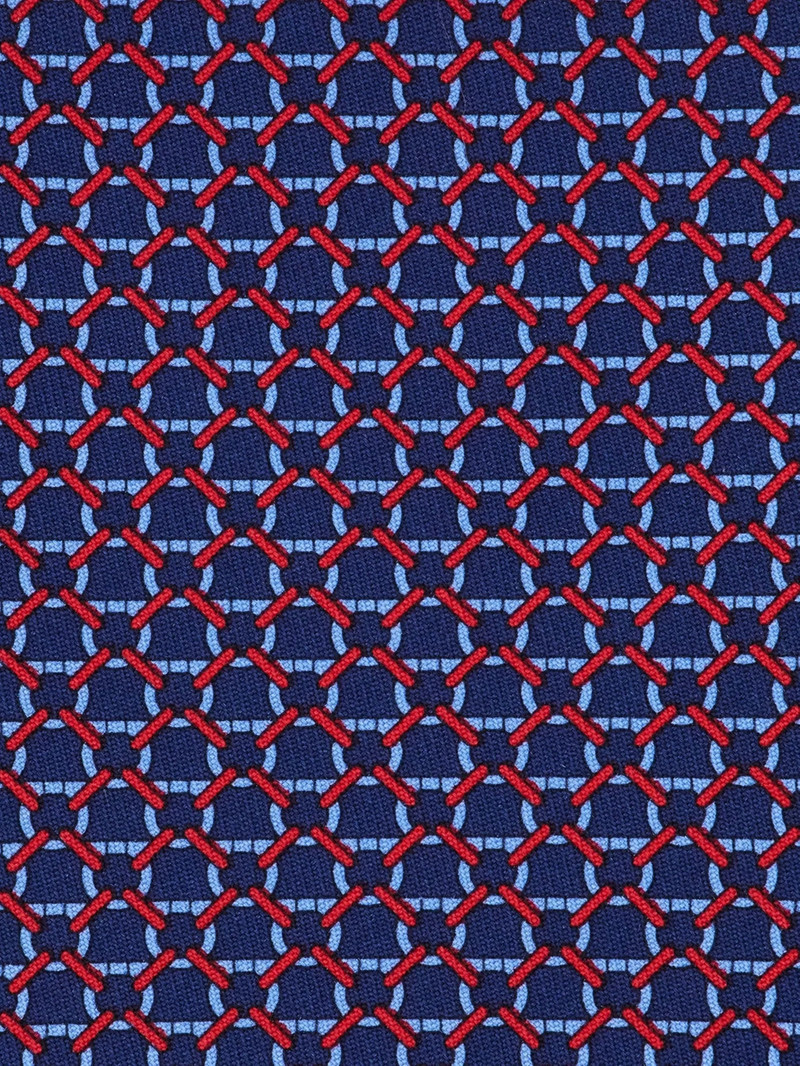 FERRAGAMO Ferragamo Gancini Link-print Tie outlook