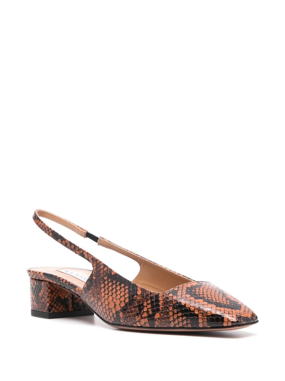 45mm snakeskin-effect pumps - 2