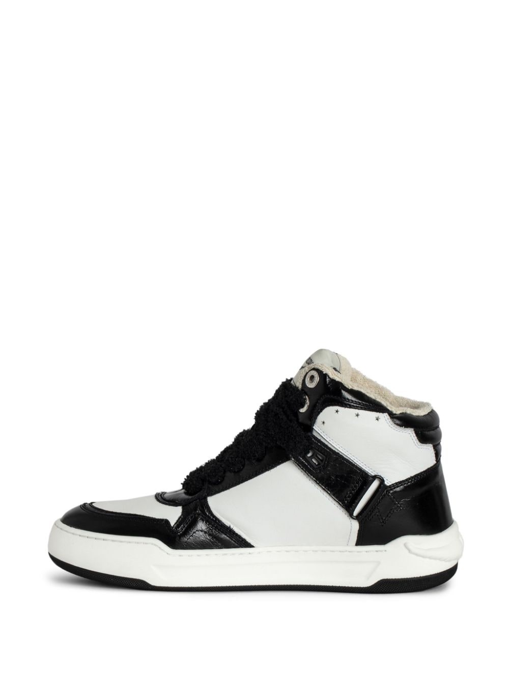 【関税込み】Fly Wings Sneakers - Zadig & Voltaire - Leather Low Top Fly Wings Sneakers In White Leather | Zadig&Voltaire