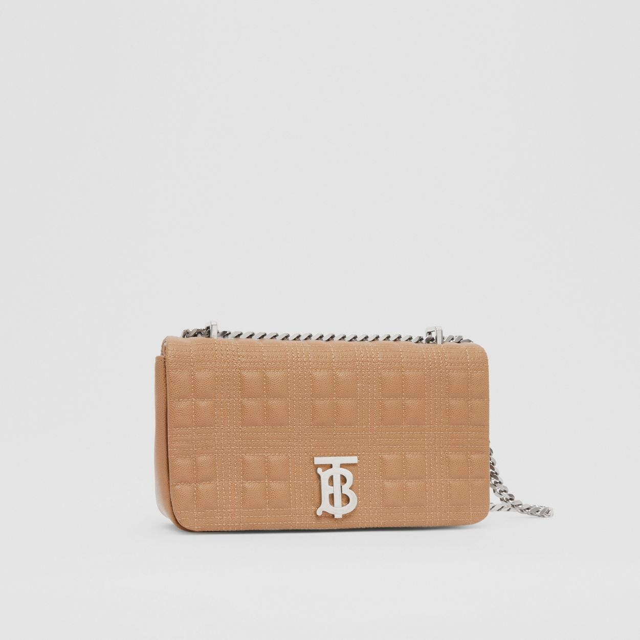 Small Quilted Grainy Leather Lola Bag - 9