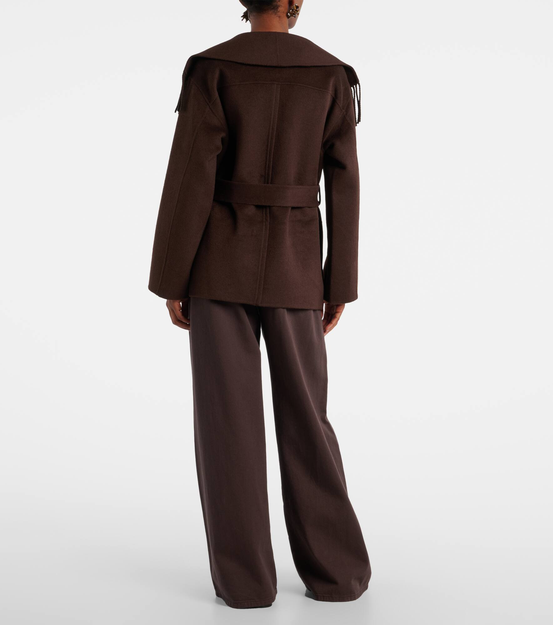 Rowen fringed wool-blend jacket - 3