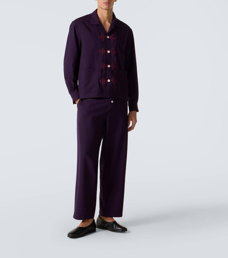 BODE Astor embroidered wool shirt outlook