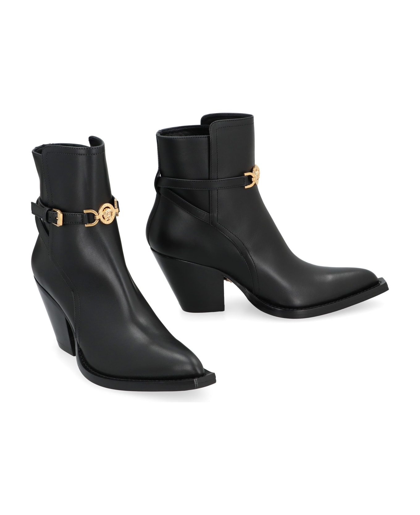 Leather Ankle Boots - 3