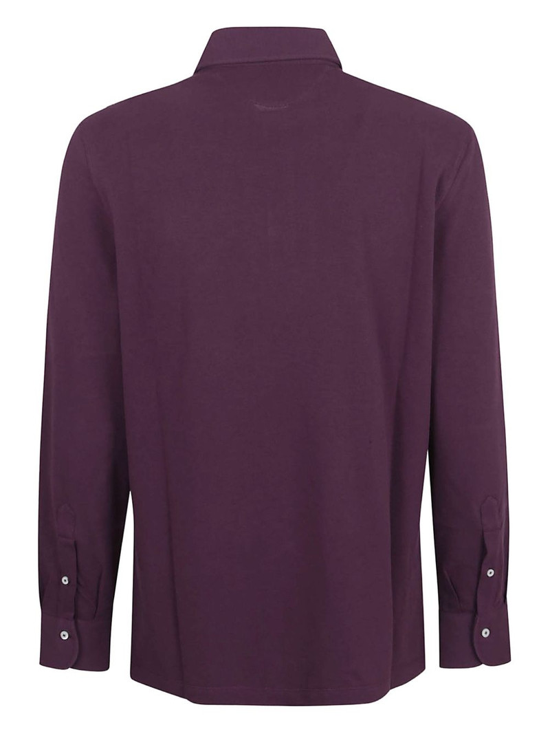 Brunello Cucinelli long-sleeve polo shirt outlook