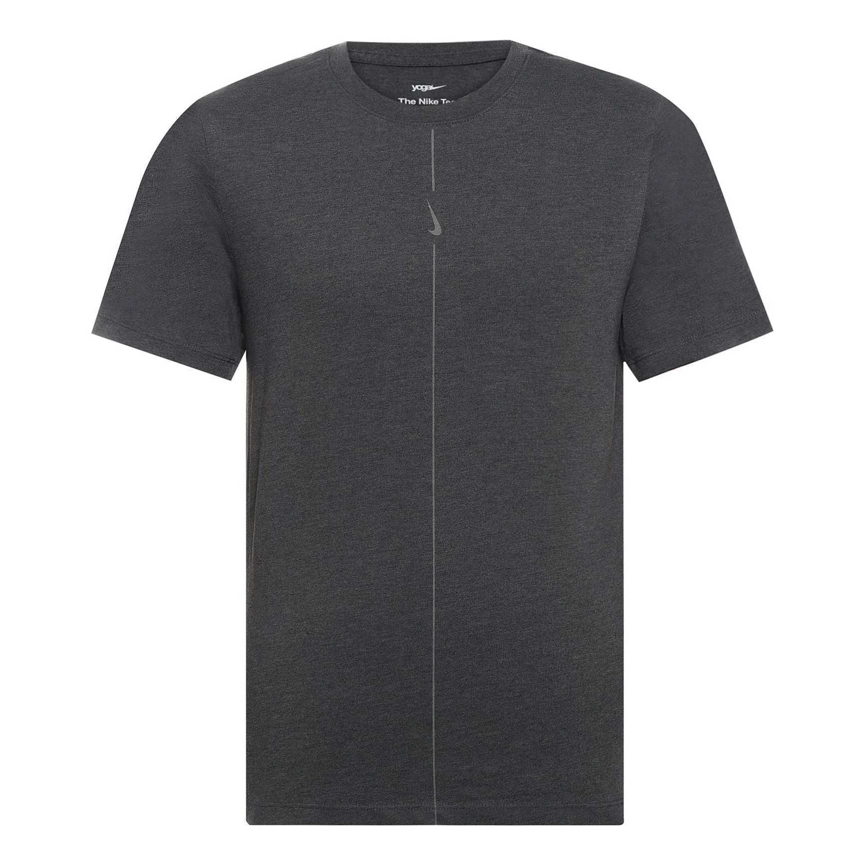 Nike Yoga Dri-FIT Quick Dry Sports Round Neck Short Sleeve Black Gray Blackgray DO0775-010 - 1
