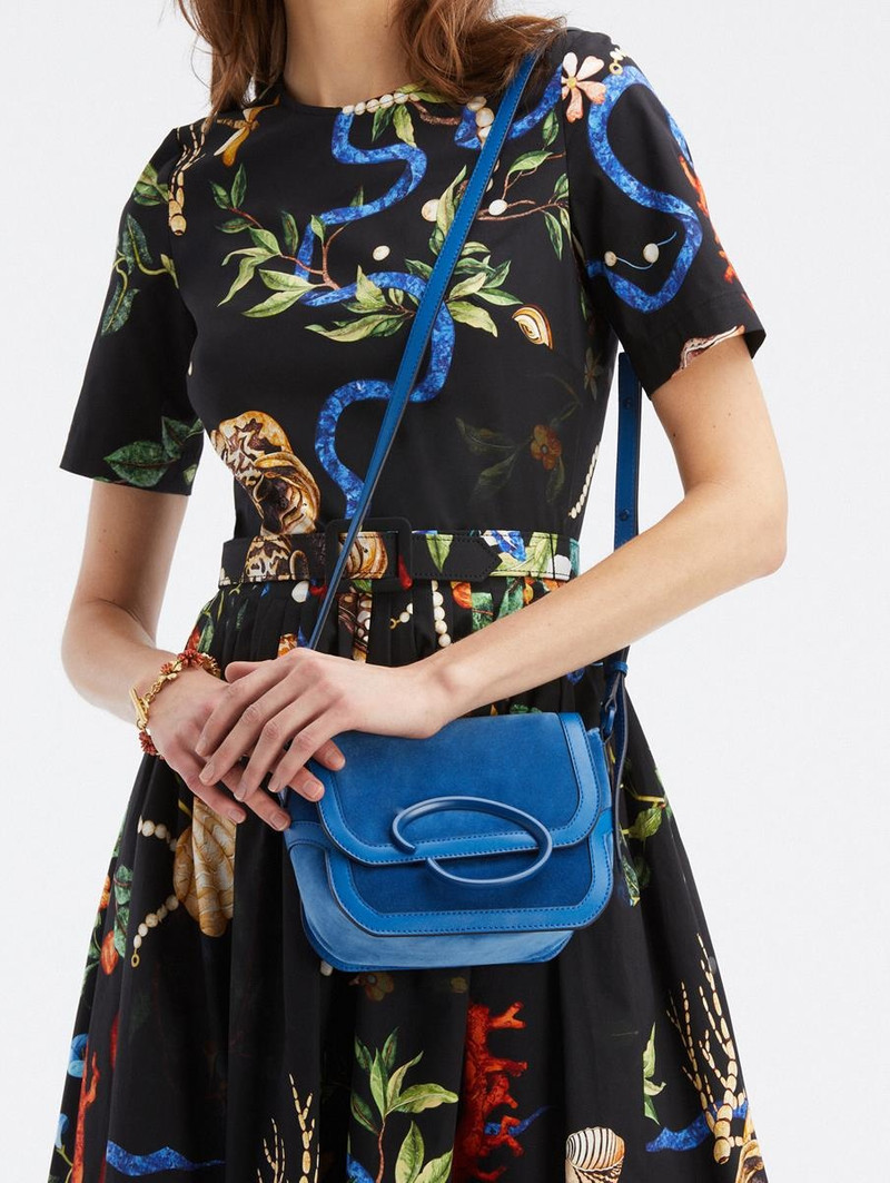 Oscar de la Renta VELVET OATH SHOULDER BAG outlook